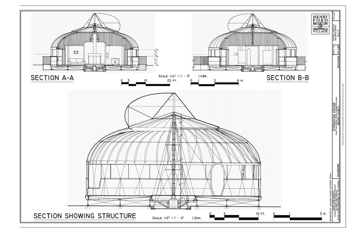 La maison Dymaxion : la vision futuriste de Buckminster Fuller