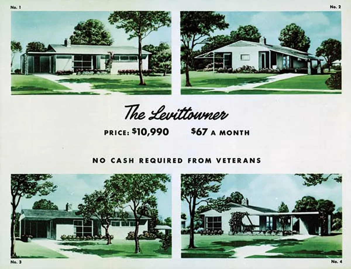 Levittown and the Revolutionized Residential Construction